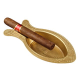 Brass Cigar Ashtray Fish Shape Minimalist Metal Cool Ash Tray