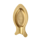 Brass Cigar Ashtray Fish Shape Minimalist Metal Cool Ash Tray
