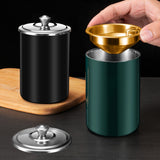Car Ashtray with Lid Metal Stainless Steel Smokeless Windproof Covered Lidded