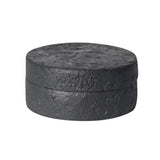 Cement Ashtray with Stainless Steel Removable Tray With Lid