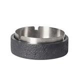 Cement Ashtray with Stainless Steel Removable Tray Without Lid
