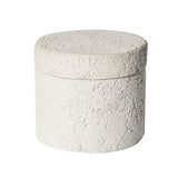 Cement Ashtray with Stainless Steel Removable Tray With Lid