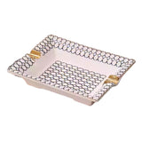 Ceramic Cigar Ashtray European Enamel Style Cool Ash Tray