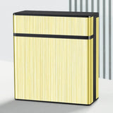 Gold large-capacity cigarette case on white background