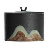 Cool Ashtray with Lid for Outdoor Porch Ceramic windproof smokeless ash tray