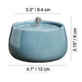 Cool Outdoor Ashtray for Patio with Lid Ceramic Cute Lidded Covered Smokeless Ash Tray