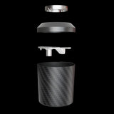 Cool Car Ashtray Black Covered Lidded Windproof Smokeless Ash Tray