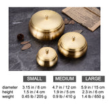 Copper Outdoor Ashtray with Lid Cool Covered Lidded Smokeless Windproof Ash Tray