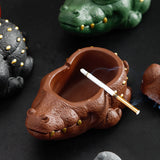 Covered Ashtray Cute Crocodile Alligator Rhino Cement Ash Tray
