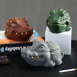 Covered Ashtray Cute Crocodile Alligator Rhino Cement Ash Tray
