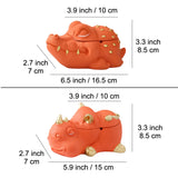 Covered Ashtray Cute Crocodile Alligator Rhino Cement Ash Tray