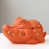 Covered Ashtray Cute Crocodile Alligator Rhino Cement Ash Tray