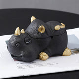 Covered Ashtray Cute Crocodile Alligator Rhino Cement Ash Tray
