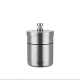 metal ashtray with lid stainless steel covered ash tray for car outdoor cool smokeless windproof silver