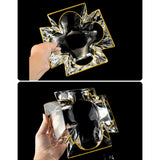 Crystal Glass Ashtray Extra Large Cool Outdoor Ash Tray Heavy Cigarette Cigar