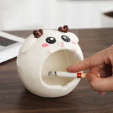 Cute Animal Ashtray Windproof Decorative Ash Tray Ceramic
