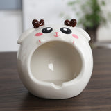 Cute Animal Ashtray Windproof Decorative Ash Tray Ceramic
