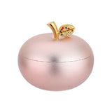 cute outdoor ashtray with lid cool metal covered ash tray zinc alloy apple windproof smokeless
