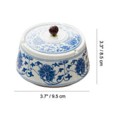 Cute Covered Ashtray with for Patio Ceramic Lidded Smokeless Cool Vintage Ash Tray Decorative