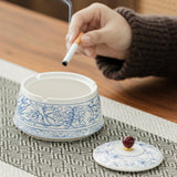 Cute Covered Ashtray with for Patio Ceramic Lidded Smokeless Cool Vintage Ash Tray Decorative