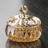 Cute Glass Ashtray with Lid Smokeless Covered Lidded Ash Tray Windproof