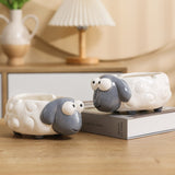 Cute Lamb Ashtray Cool Ceramic Animal Ash Tray Minimalist White