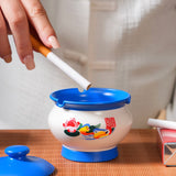 Cute Lidded Ashtray Resin Lovely Duck Couple Covered Ash Tray with Lid