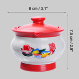 Cute Lidded Ashtray Resin Lovely Duck Couple Covered Ash Tray with Lid