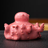 Ceramic Octopus Ashtray with Lid Handmade Smokeless Decorative Cigarette Ash Tray