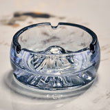 Elegant Crystal Glass Round Ashtray Cool Ash Tray Minimalist
