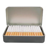 Extra Large Metal Cigarette Case Black