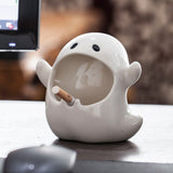 Ghost Ashtray White Cute Windproof Ash Tray