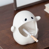 Ghost Ashtray White Cute Windproof Ash Tray