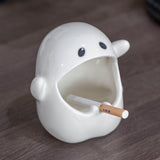 Ghost Ashtray White Cute Windproof Ash Tray