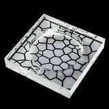 Glass Ashtray for Cigarettes Square