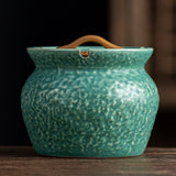 Japanese Ceramic Ashtray with Lid Lotus Design Decorative Ash Tray