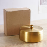 Lidded Outdoor Ashtray Smokeless Ash Tray Stainless Steel Cool Cute Covered Windproof Metal