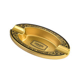 Luxury Double-Groove Cigar Ashtray Resin Ash Tray