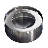 Metal Ashtray with Optional Lid Stainless Steel Cool Ash Tray Outdoor