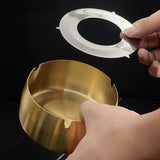 Metal Ashtray with Optional Lid Stainless Steel Cool Ash Tray Outdoor