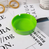 Minimalist Melamine Ashtray Round Green Cute Ash Tray