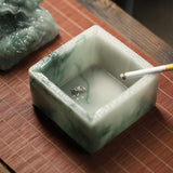vintage outdoor ashtray with lid cool resin dragon ash tray covered windproof smokeless lidded