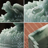 vintage outdoor ashtray with lid cool resin dragon ash tray covered windproof smokeless lidded
