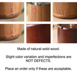 Outdoor Ashtray with Lid Wooden Rustic