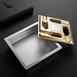 Outdoor Cigar Ashtray with Lid Large Metal Covered Lidded