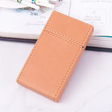 Peach tan cigarette case slim portable cigarette holder