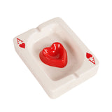 Playing Card Ashtray Cool Ceramic Minimalist Ash Tray