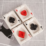 Playing Card Ashtray Cool Ceramic Minimalist Ash Tray
