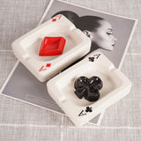 Playing Card Ashtray Cool Ceramic Minimalist Ash Tray