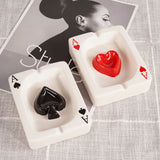Playing Card Ashtray Cool Ceramic Minimalist Ash Tray